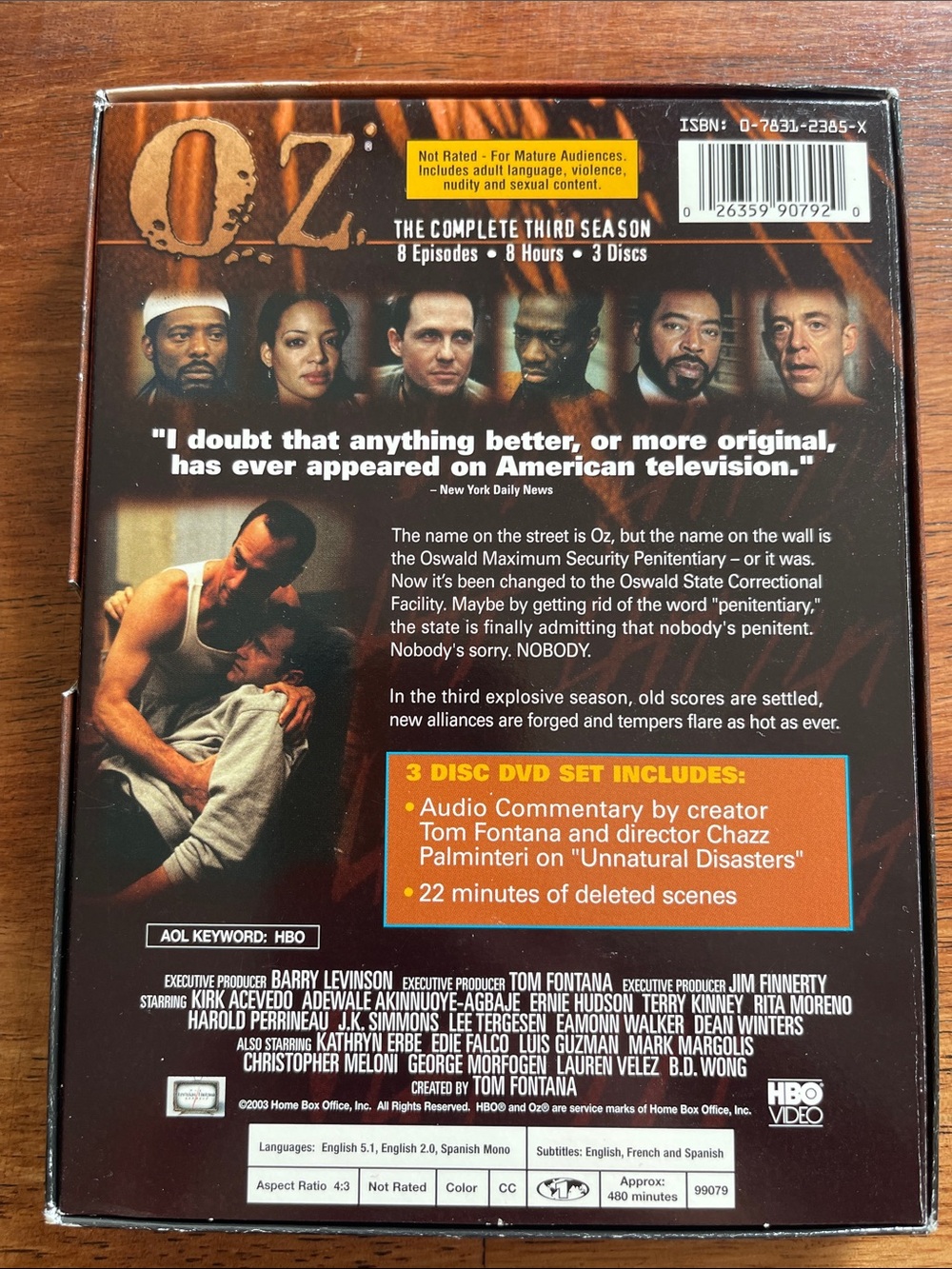 OZ Seasons 1-3 DVD Box Set - Picture 9 of 10